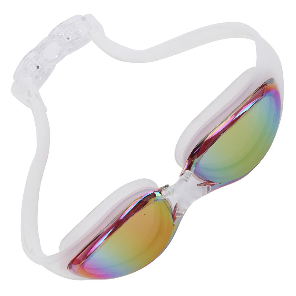 Schwimmbrille für Erwachsene UV-Schutz Anti-Beschlag Kein Auslaufen Galvanisierte Schwimmbrille Rosa