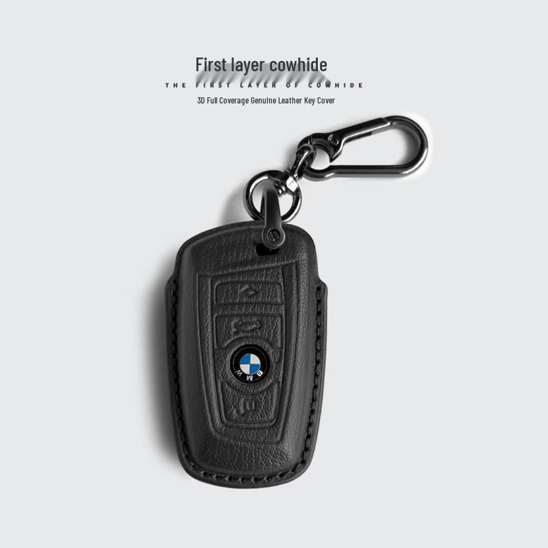 Originální kožené pouzdro na klíče pro starší modely BMW: Řada 3 GT, Řada 5, X1, X2, X3, X4, X5, X6