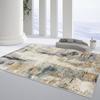 Modern Light Luxury Golden Carpet Living Room Abstract Decoration Large Area Non-slip Rugs Bedroom Cloakroom Washable Floor Mat