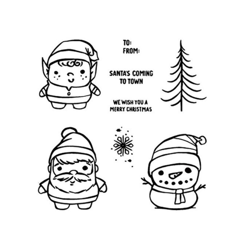 Family Fun DIY Craft Featuring Christmas Metal Cutting Die and Silicone Stamp for Kids Adults Creative Activities