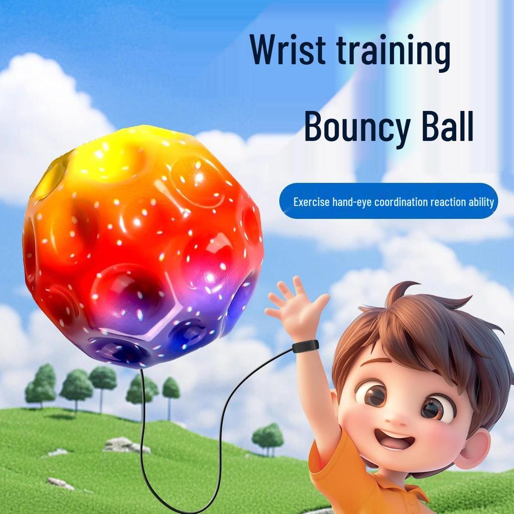 New Arrival 0.01: Children's Luminous Elastic Throwing Ball with Rope