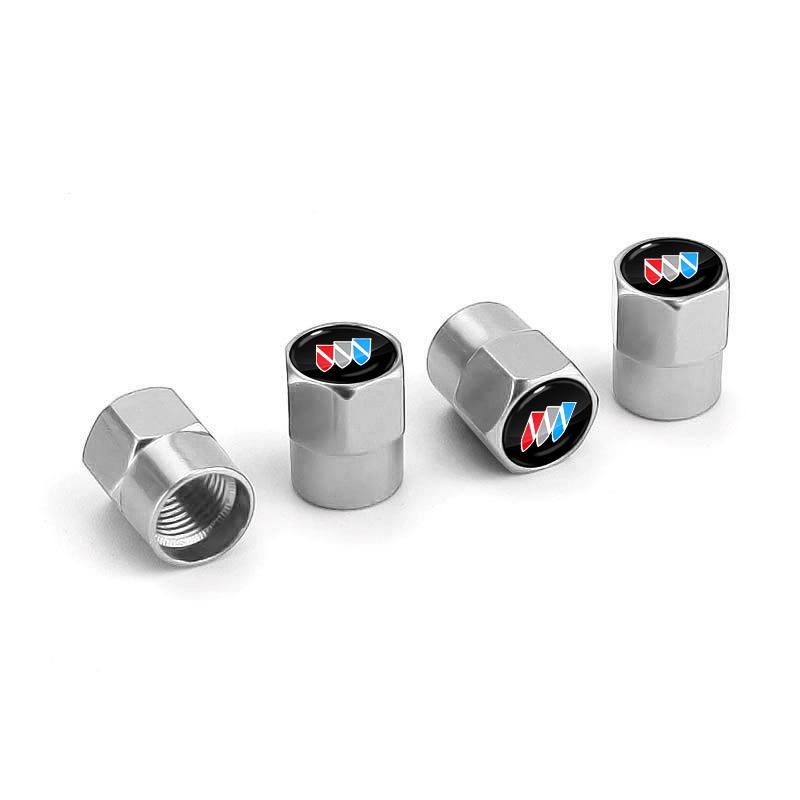 4Pcs Metal Car Wheel Tire Valve Core Cap Car Styling For Buick Regal Lacrosse Avenir Envision Angkola Electra Anthem Cascada Avista Riviera