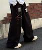 SCALLYWAG Crest Wide Sweatpants [Black]