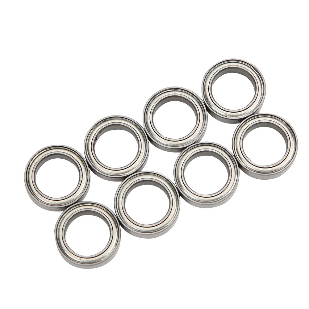 8pcs 10x15x4mm Ball Bearings Fit for HPI WR8 B021 ST MT RC Car Spare Parts AccessorySilver B030