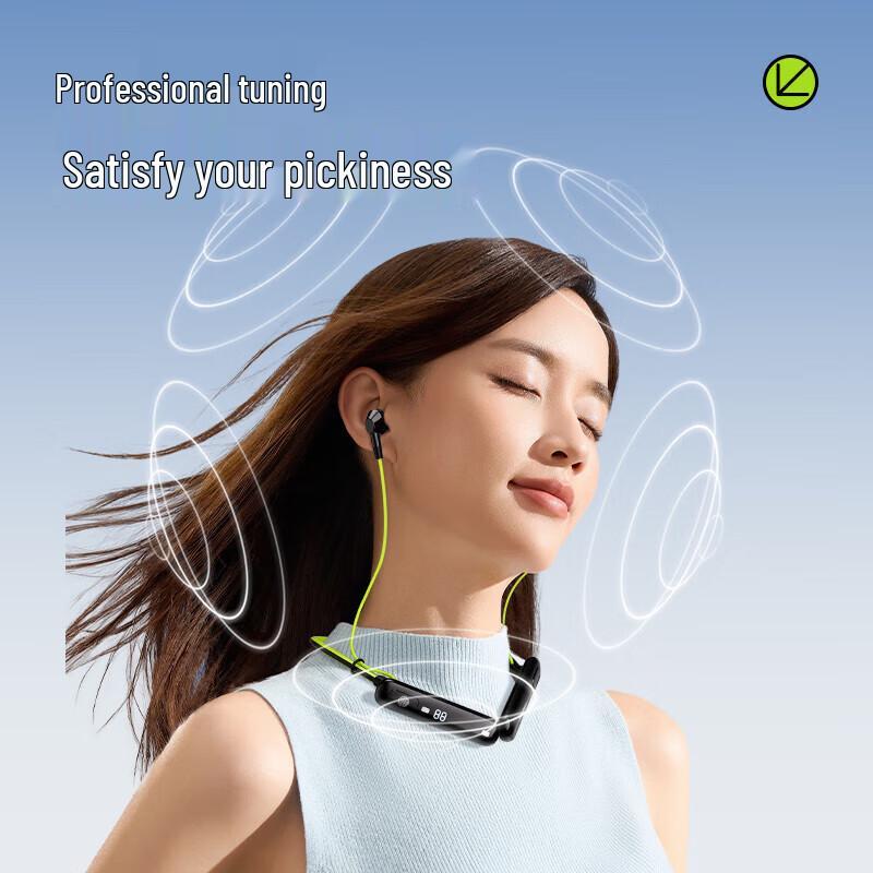 Newsmy Nackenband Bluetooth Sport-Ohrhörer