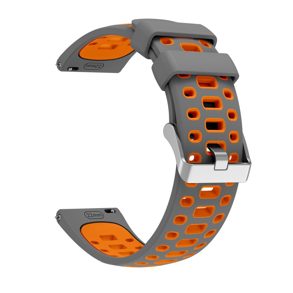 Cinturino per Orologio in Silicone Bicolore da 22MM per Huawei GT Runner 2 Gt6/Gt5 46mm Cinturino per Orologio Sportivo da Esterno per Huawei GT Runner 2