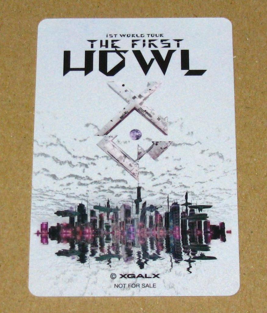 [USED] XG THE FIRST HOWL Trading Card Harvey HEAVEY Hong Kong