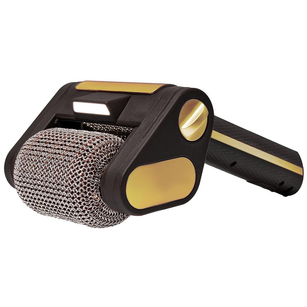 1 set Pennello Pulitore Griglia a Rullo Elettrico in Acciaio Inossidabile con Testine Sostituibili Con Luce LED Strumenti per la Pulizia della Casa Accessori BBQ