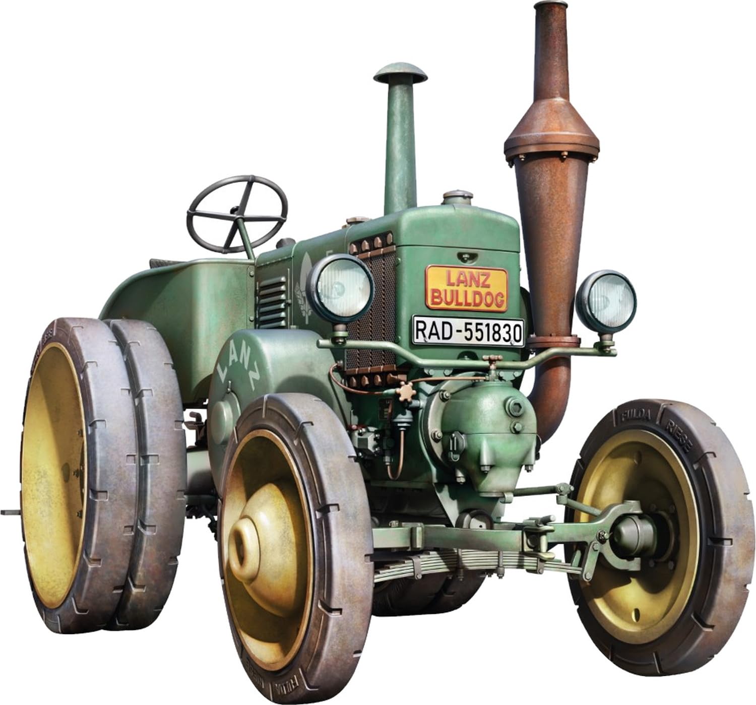 

Miniart German Industrial Tractor D8511 Plastic Model MA24005 1/24 MOD.1936