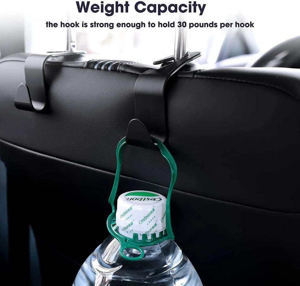 1/2/4 pachet de cârlige pentru genți cleme pentru mașină pentru scaunul din față pentru tetiera suport organizator pentru fixare automată umerașe depozitare mașină accesorii de interior