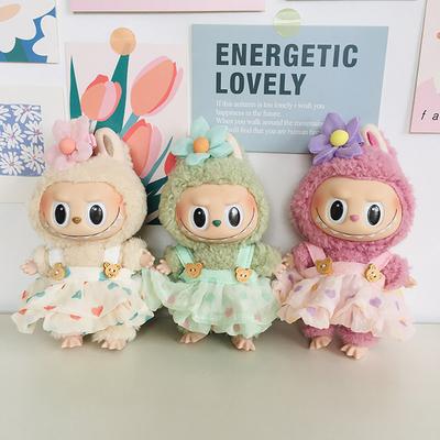 Für Labubu Puppenkleidung Modekleidung Kleid Puppenkleidung Farblich passende Hoodies Puppenzubehör Niedliche Dekoration Kleine Kleider