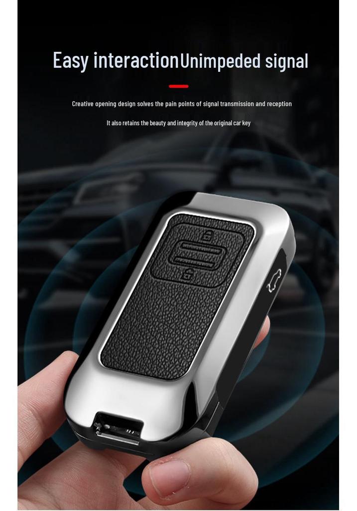Zeekr 9x Car Key Protective Metal Case 001 - High-End Lock Key Shell for Max/Ultra Models (Unisex)