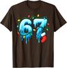 Design Funny Xmas Fun Meme Six Seven Christmas Unisex T-Shirt