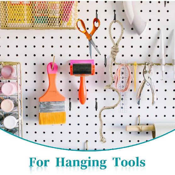 Mozeat Lens 60 PCS S Hooks - Mini S Hooks, Iron Wire Hook Hanger for Hanging Jewelry, Small Kitchenware, Potted Plants, Black