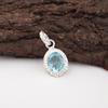 Sky Blue Topaz Gemstone Pendant, Handmade Gorgeous Jewelry, 925 Sterling Silver Jewelry, Everyday Pendant For Wedding Gift