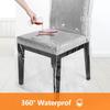 Plastic Dining Chair Covers Waterproof Pvc Seat Chair Protector Short/Medium/Long Seat Dustproof Cover For Home Kitchen Bedroom