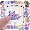 35pcs Kawaii Cat Meow Stickers Aesthetic Colored Decoration Scrapbooking Hand Accounting Graffiti Decals Supplies