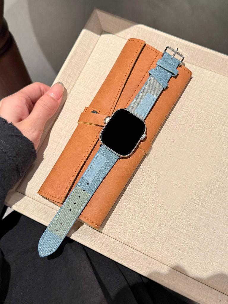 Superior Leather loop band For Apple Watch women 44mm 40 45 41 49 42 38 Series 11 10 9 8 SE 7 6 5 4 3 Strap