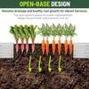 2 Pack 8x2x1FT Galvanized Metal Raised Garden Bed Kit for Vegetables Herbs Open-Bottom Large Ccity Outdoor Planter Box Gardenin