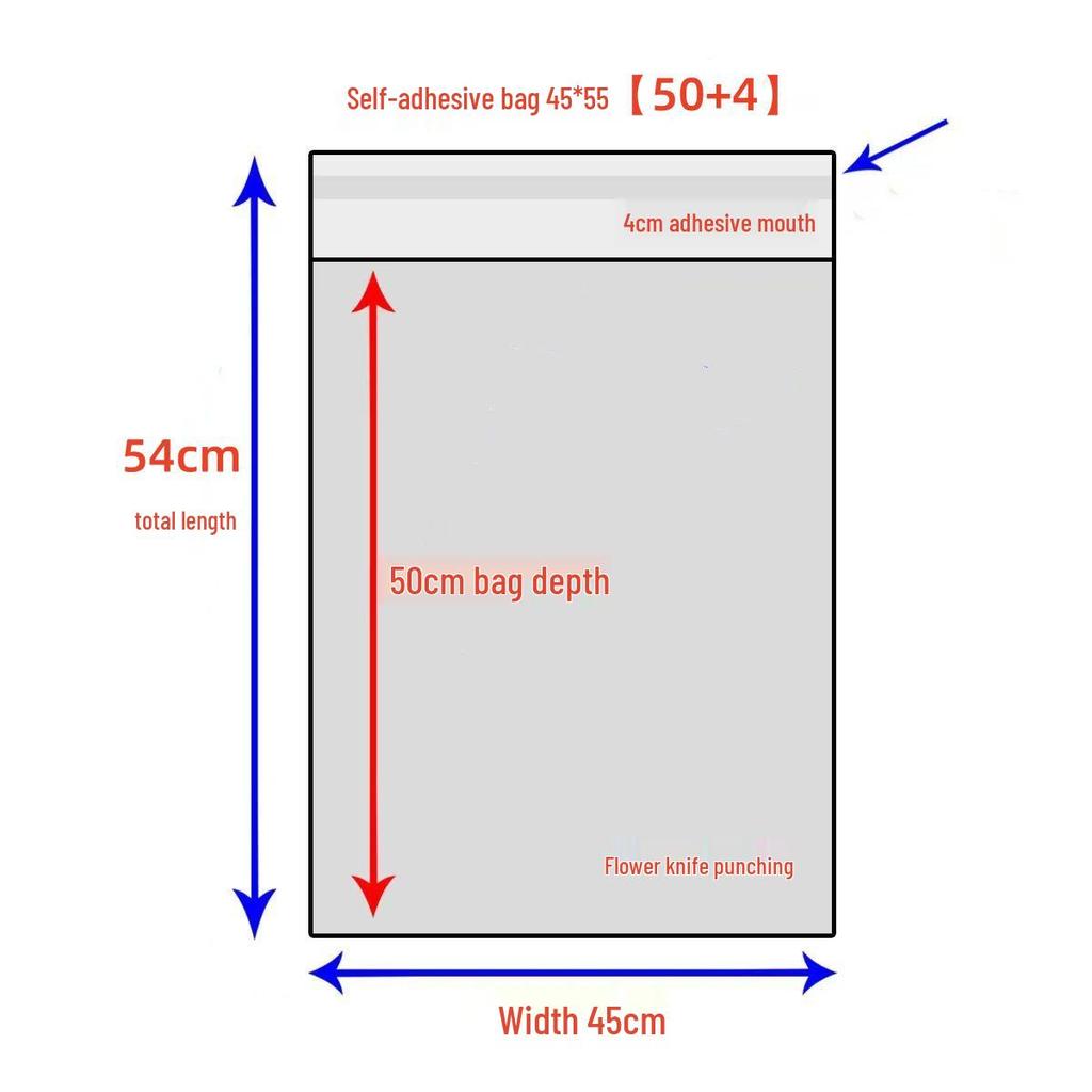 Transparent OPP Self-Adhesive Jewelry Packaging Bag