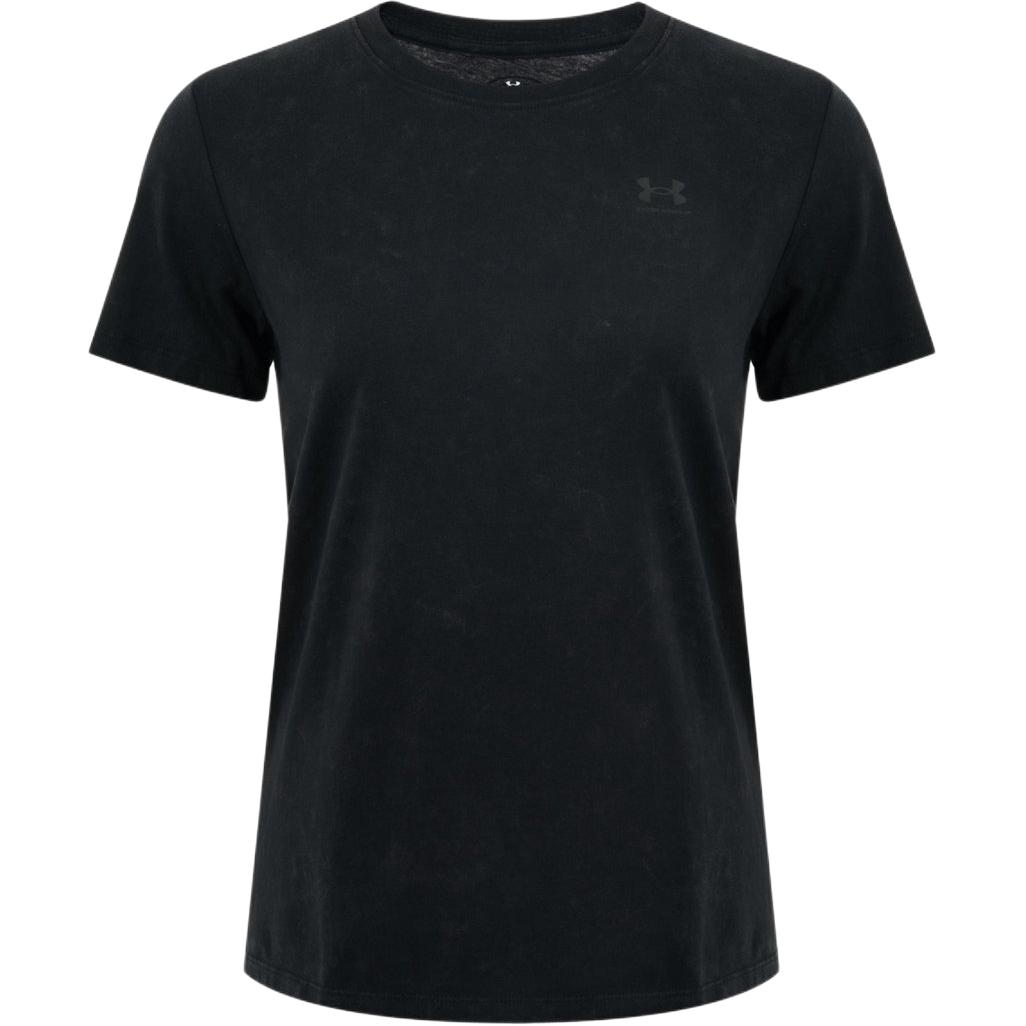 Under Armour Regular Short Sleeved T Shirts Women s Black 6006325-004 L