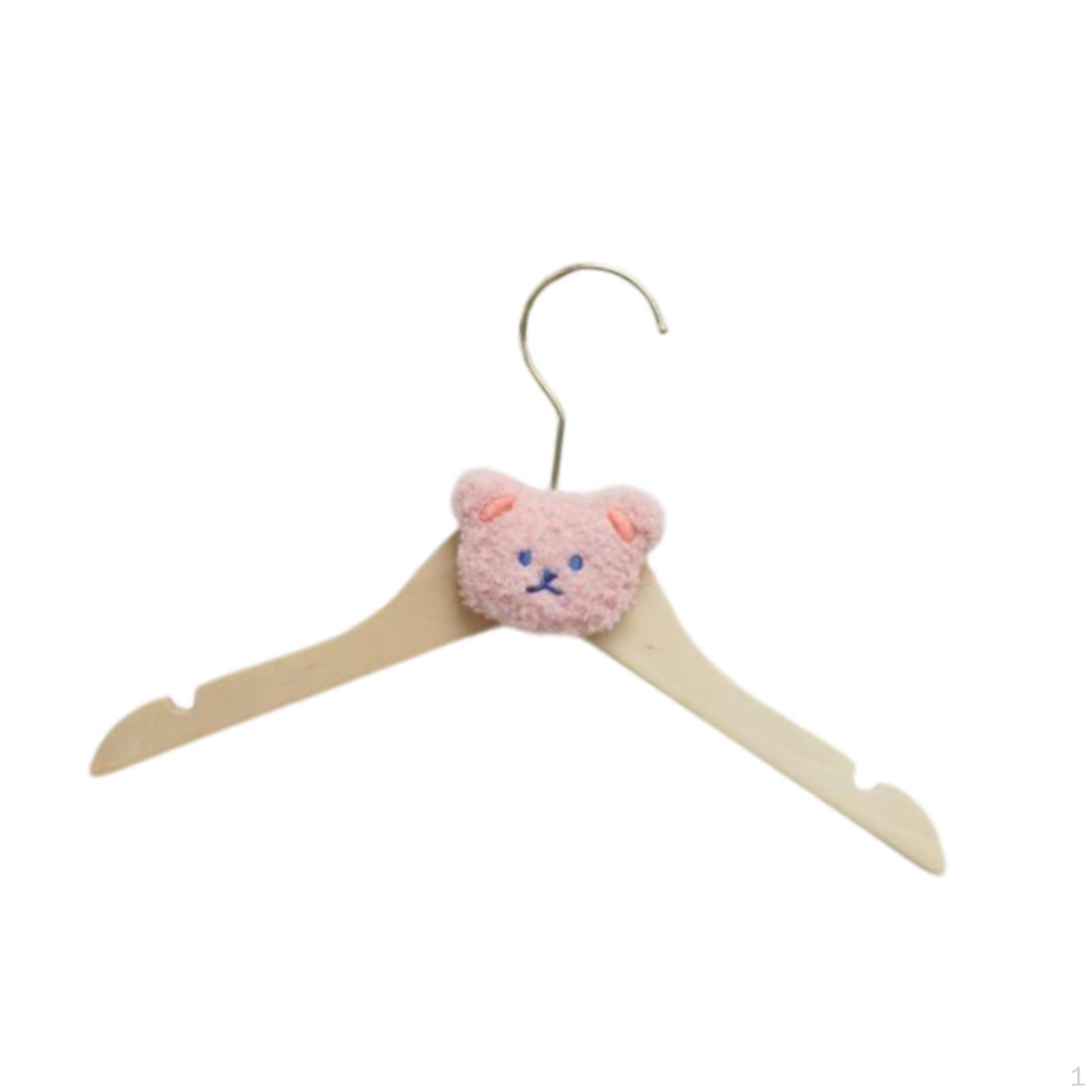 

Набор вешалок для детской одежды в шкаф Pink Color Bear