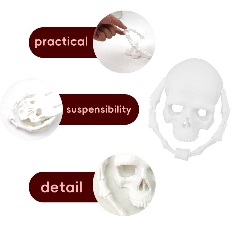 Halloween Pirate Skeleton Door Knocker Creative Home Front Decoration Festive Atmosphere Ornament Interesting Knock Handle