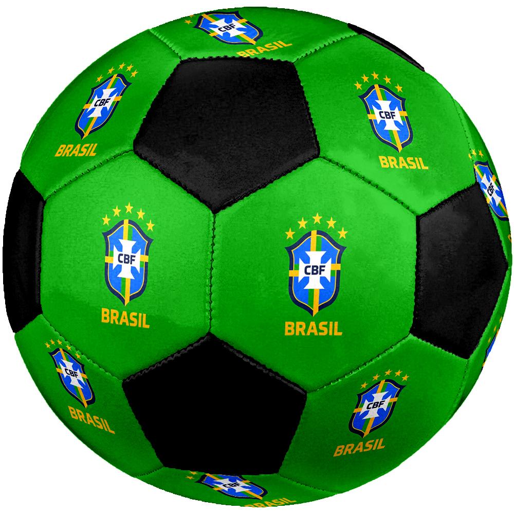 SIZE 5 Brazil National Football Team Soccer Ball Colorful All Ages Machine Stitched PVC Competition Ready Durable High-Bounce
