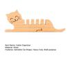 Wooden Cat Cable Organizer Home Office Desk Phone Charging Data Cord Holder Keeper Animal Power Wire Management Clip