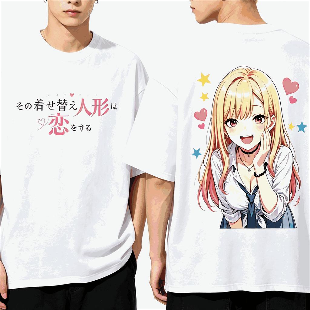 Summer Hot Sale Vintage Washed My Dress-Up Darling Marin Kitagawa Anime Graphic T Shirt Y2k Breathable And Comfortable Clothes