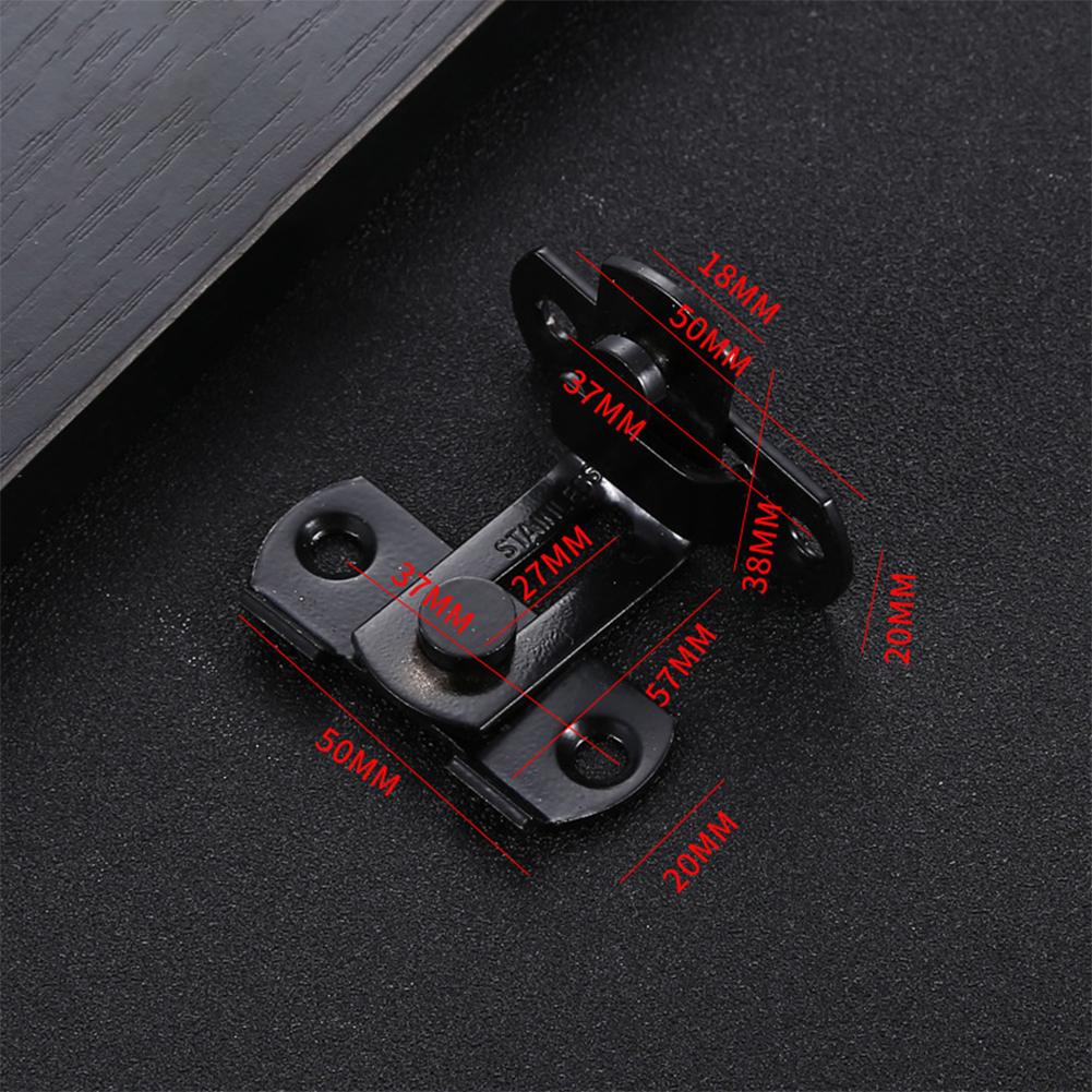 Multi-Purpose Sliding Door Cabinet File Cabinet Furniture Lock Bolt 90 Degree Easy Install