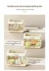 Folding Cabinet: Dustproof Baby Bottle & Weaning Food Storage with Draining Tableware Toolbox Shelf