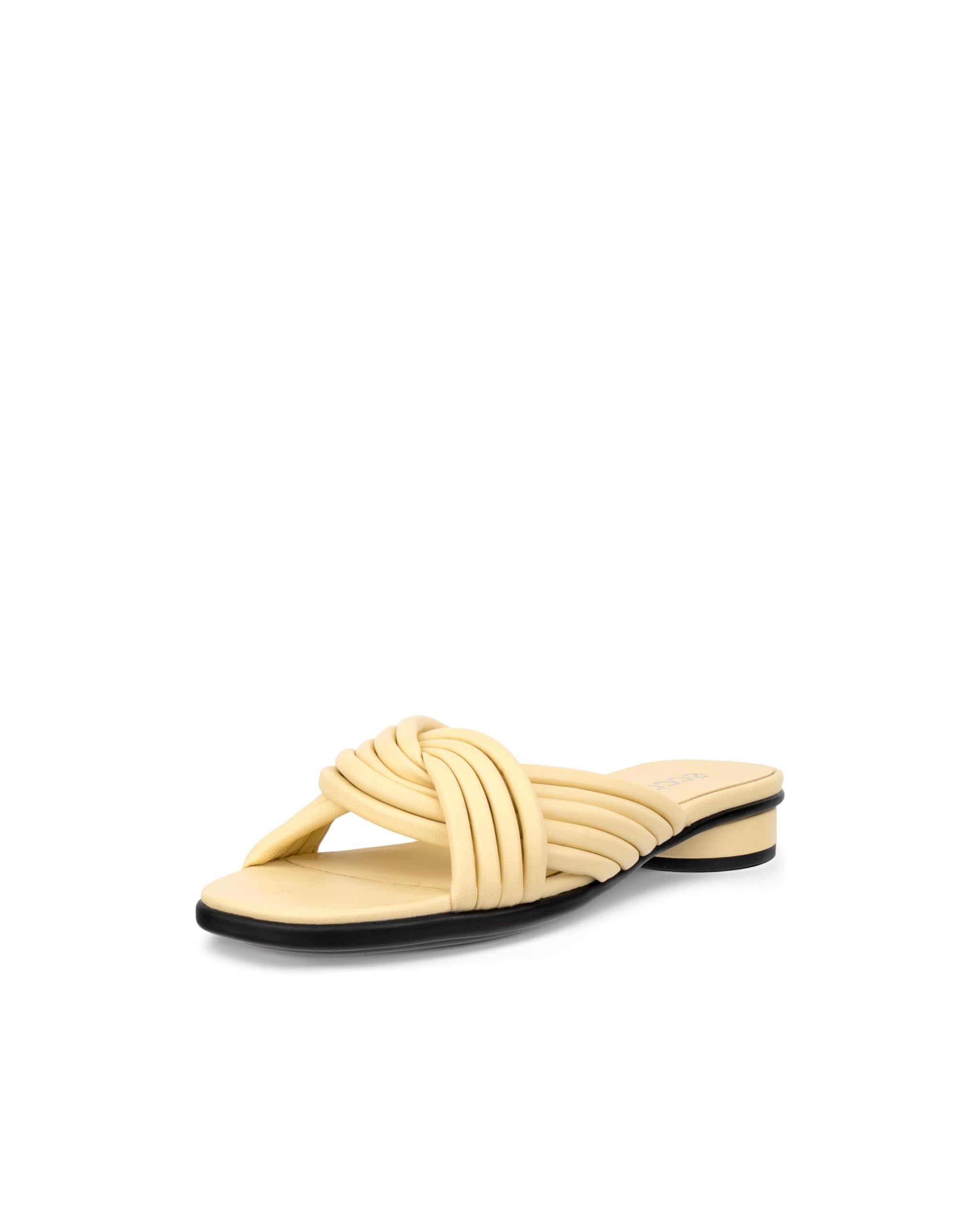 

ECCO Sculpted Alba 25 Genuine Leather Women s Flat Sandals, 23.5cm, 3E, Size 23381301710, Straw
