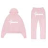 Hip Hop Streetwear Hoodie Pants Set Men Women - Embroidered Letter Print Loose Fit Long Sleeve Unisex Tracksuit