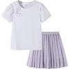 Balabala Girls' New Chinese Style Two-Piece Summer Outfit