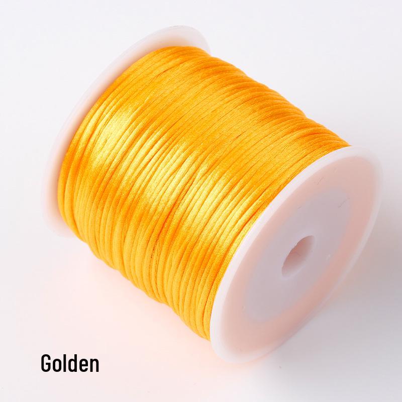 New Small 7# Chinese Knot Rope: Taiwan Silk Red Thread for Weaving Waist Chain