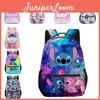 Stitch Childrens School Backpack With Breathable Polyester For Elementary Students