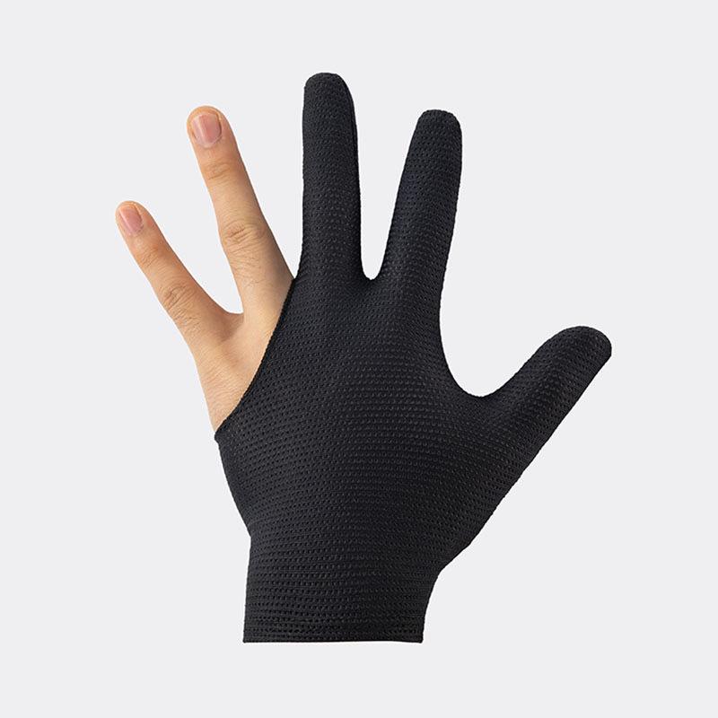 Professional Three-Finger Billiard Gloves - Breathable, Thin, Ambidextrous for Men & Women