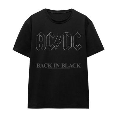 AC/DC Unisex-Erwachsene „Back In Black“-T-Shirt