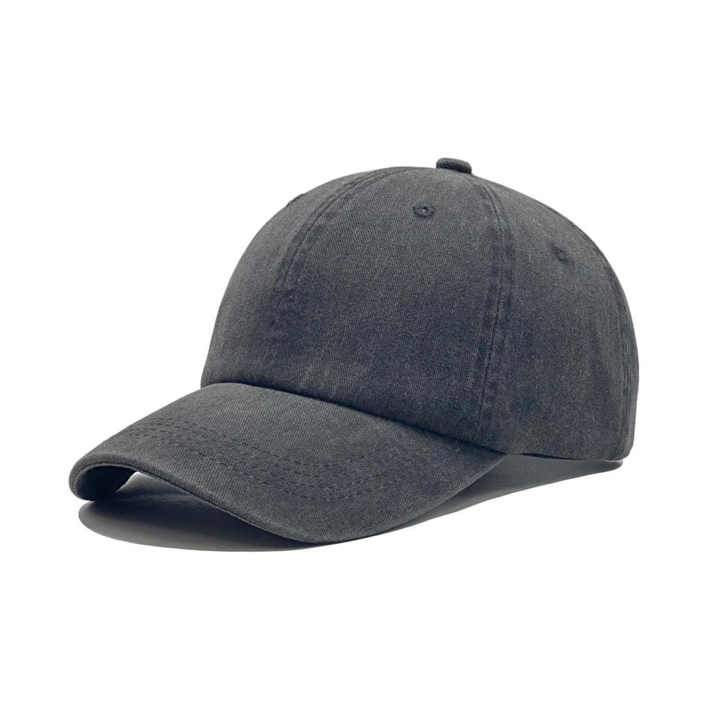 Pure Cotton Washed Baseball Cap: Breathable, Soft, UV Protection, Duckbill Design, Quality Assured Embroidery.