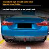For BMW 4 Series F32 F33 F36 Coupe Convertible Gran Coupe 2014-2020 MP Rear Bumper Diffuser Lip Spoiler Exterior Modification