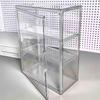 Clear Acrylic Cup Holder: Multi-Layer Desktop Display Stand and Dustproof Storage Cabinet