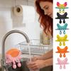 Drainage Function Sponge Holder Hanging Scrub Drain Holder Cute Soap Dish  For Daily Cleaning