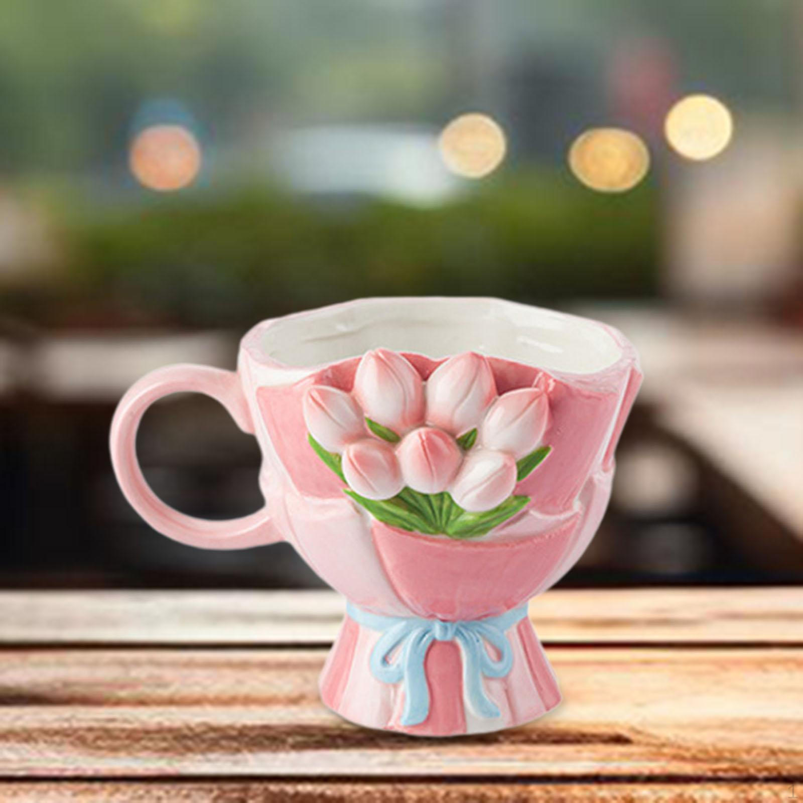 

Керамическая кофейная кружка, отлично подходит для кемпинга, офиса, бара и вечеринок. розовый