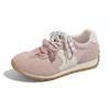 Leather Version, Summer New Model, Foot-showing Little Girl Thick-soled Round Head Versatile Waffle