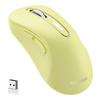 QAF Wireless Ergonomic 1400DPI Optical USB Receiver 5 Compatible with Red and Lemon Yellow 2.4GHz Mouse, Design, Long-Term Use, High-Precision