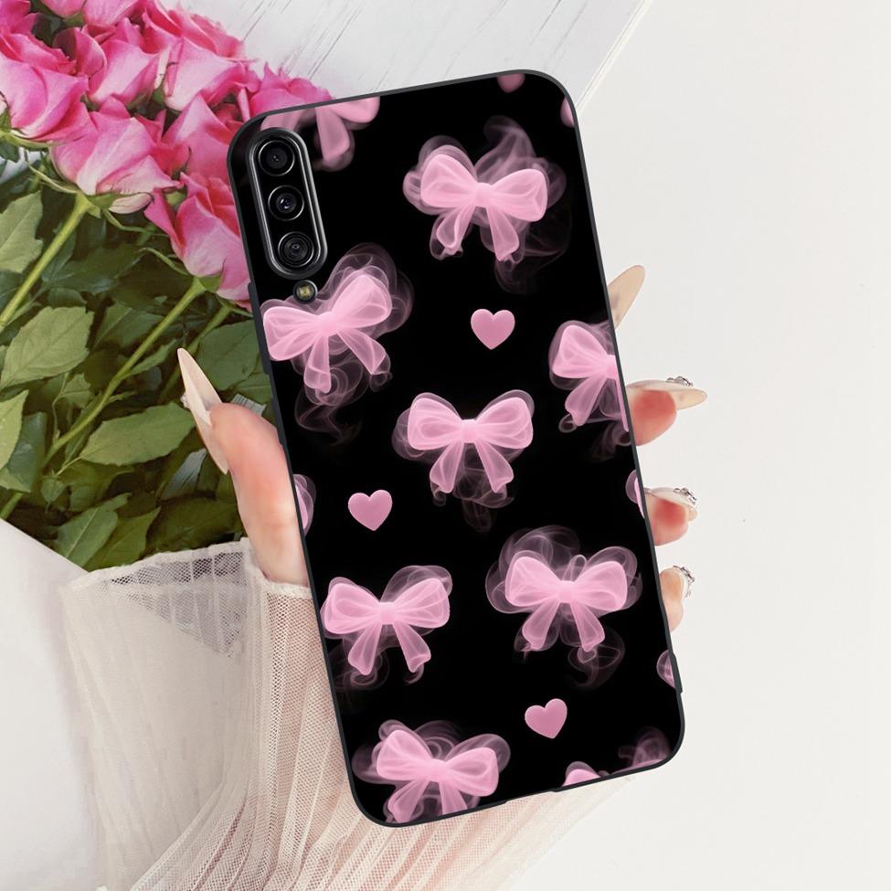 Pour Samsung Galaxy A90 5G Coque Silicone Mignon Mode Fleurs Peinte Drôle Coquille Pour Samsung A90 5G SM-A908B SM-A908N SM-A9080