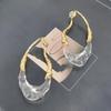 Modern Zircon European and American Design Irregular Earrings For Women Party Gifts 2025 Trend New Hot Selling