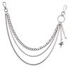 Punk Metal Pant Chain Multi-layer Street Waist Chain Vintage Pants Waist Belt  Gift
