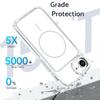 For iPhone 16e Magnetic Case Dual Color Shockproof TPU PC Phone Cover Compatible with MagSafe